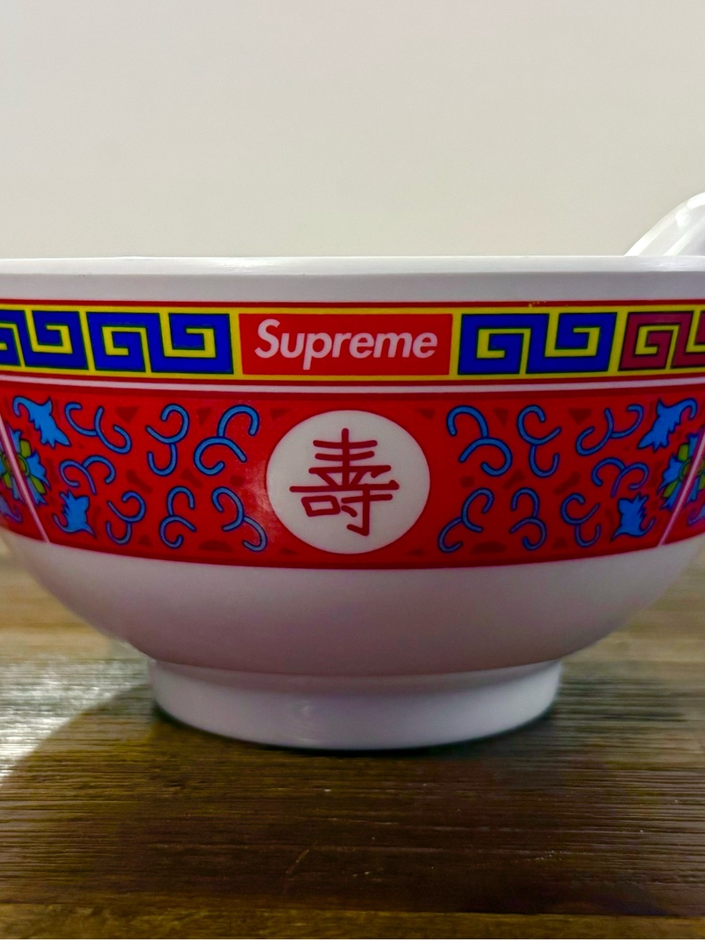 Supreme Ramen Bowl Set with Spoon RARE GRAIL Street Collect HEAT LIMITED DEAL